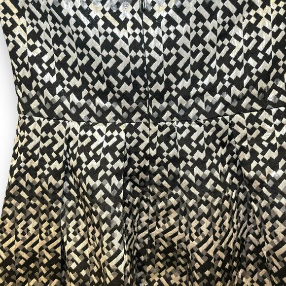 Eva Franco Fifi Dress In Silverado Size 4 Strapless Formal Cocktail Bow Prom - Picture 7 of 10